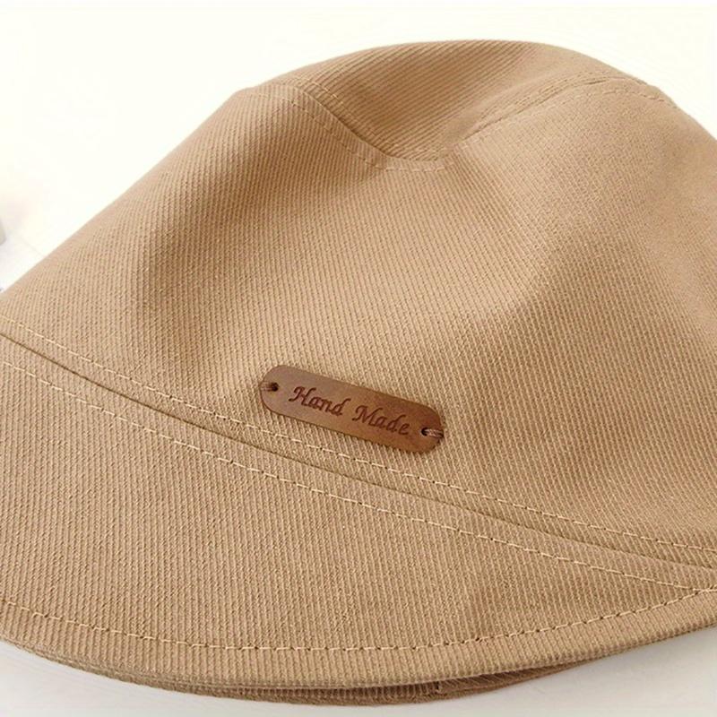 Simple Women Bucket Hat Fashion Solid Color Foldable Bucket Hats Fisherman Hats Female Sun Protect Basin Cap