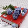1PCS Artificial 4 Heads Lotus Flower Bouquets Simulated Flower Ornaments Indoor Decorations