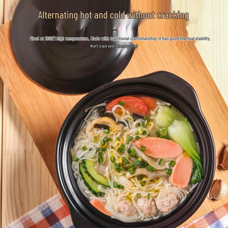 HuaMeiGuan Ceramic Casserole Pot for Open Flame