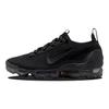 Nike Air VaporMax 2021 Flyknit Black Women Sneakers Metallic-Silver DC9454-001