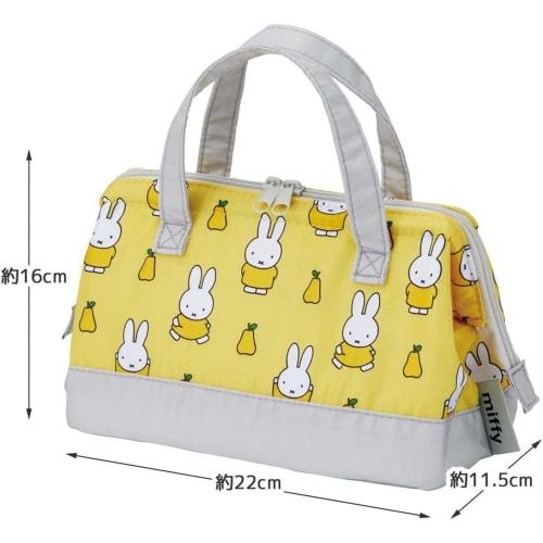 Skater Lunch Bag, Insulated, Clasp Closure, Women's, Miffy, 21, KGA1-A