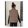 Cotton Waistcoat Women's Short Section Plus Size Autumn and Winter Loose Stand-up Collar Vest