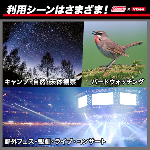 Vixen Coleman M10x21 Silver Binoculars 14574-4