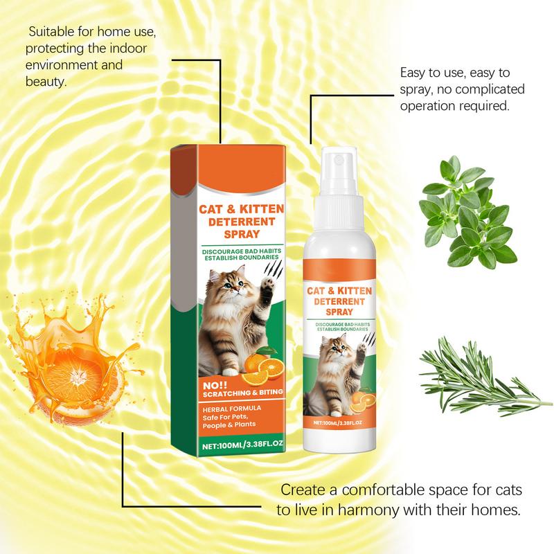 100ml Cat Soothing Spray To Prevent Scratching And Disorderly Urination Mild Ingredients Pet Accessories