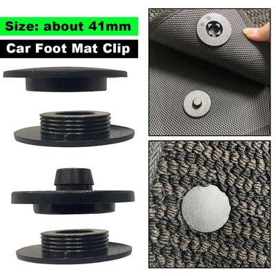 Tappetini Auto Universali Antiscivolo Fissaggi Presa Doppia Strato Fissaggio Clip Set Fissaggio Tappetino Morsetti Fissaggio Fibbia Fissatore Accessori Interni