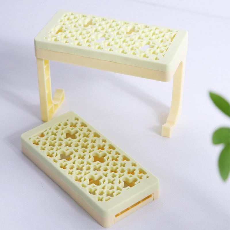 Support de séchage pour pinceaux de maquillage en silicone, étui de rangement pour set de maquillage, organisateur pour stylos à ongles et pinceaux de peinture, convient pour tous les diamètres de manche