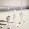 Six Sided Pendulum – Aurora Crystal Angel White – 4cm