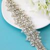 Shining Crystal Wedding Gowns Belt Ribbon Belt Perfect for Wedding Ceremonies and Bride Photoshooting Accessories