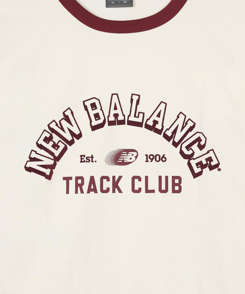Nyuballanseu Nbneg21573 / Uni Track Club Ringer Tee (Cream)