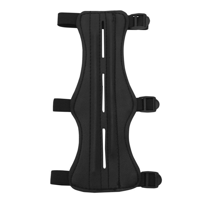 PU Archery Equipment Arm Guard Protection Forearm Safe Adjustable Bow Arrow Hunting Shooting Training Accessories Protector