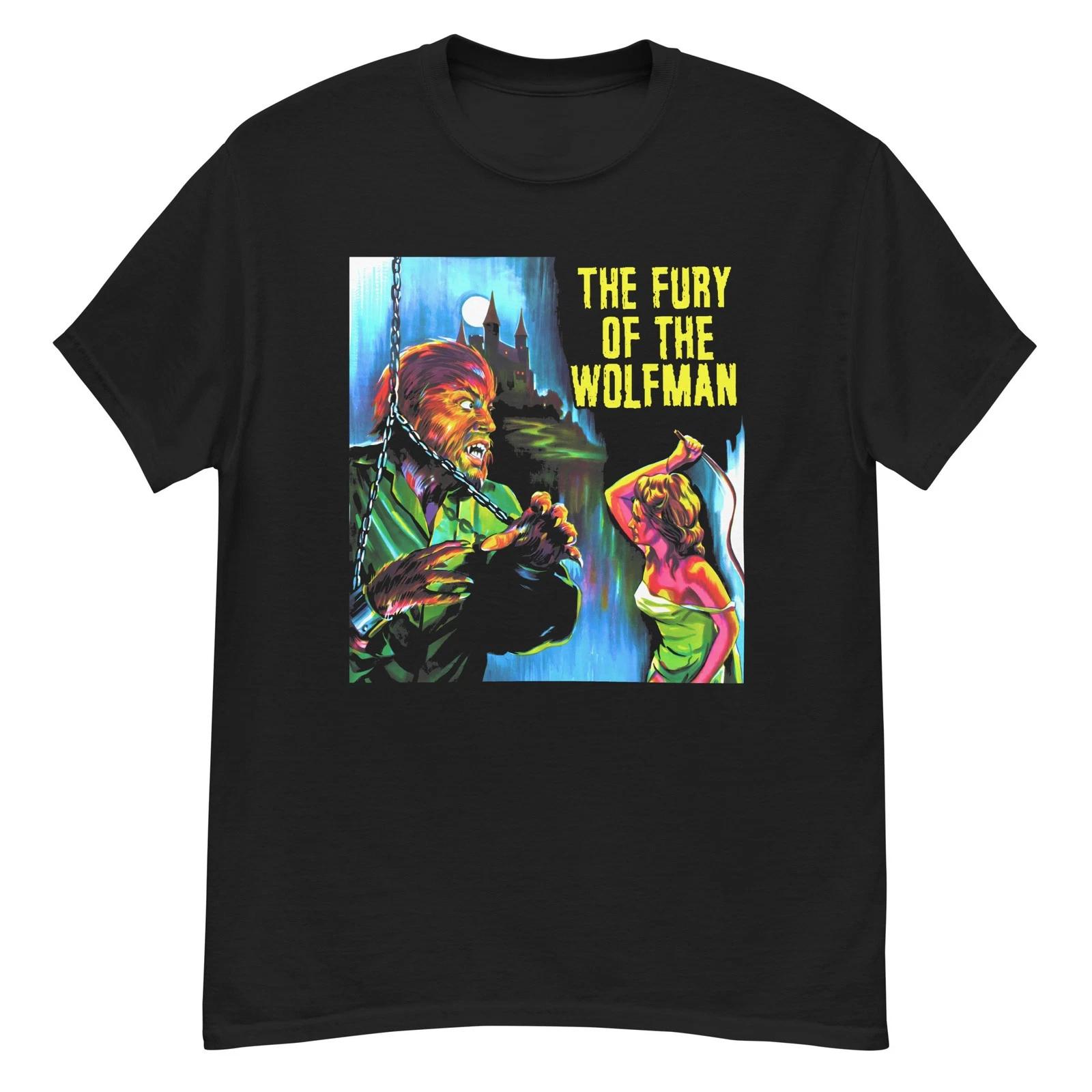 The Fury of the Wolf Man cult horror Paul Naschy fan art t-shirt XL