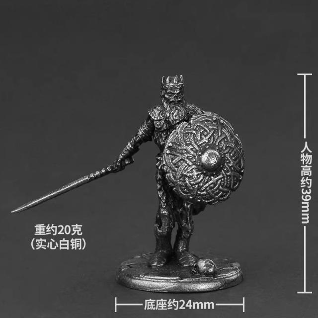 

Metal Skeleton Warrior Miniature Soldier Figurines Tabletop Ornament Car Interior Decor Collectible Gift For Men Home Decoration