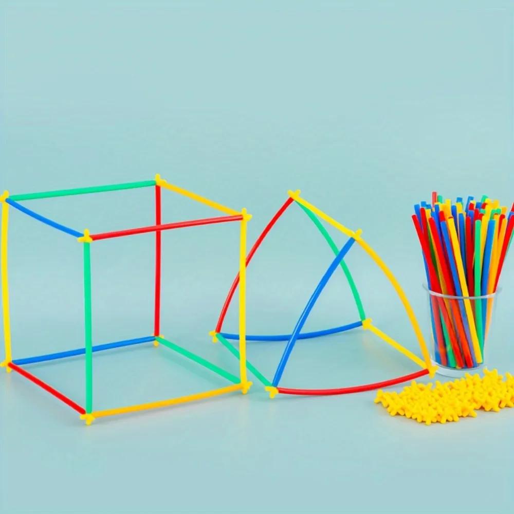 Straw Builder Toys Construction Engineering Toys Fine Tube Building Blocks Toys, Educational Toys DIY Gifts For Boys And Girls