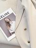 Women's Retro Beige Blazer: 2025 Spring/Autumn British Style High-End Streetwear Suit Jacket