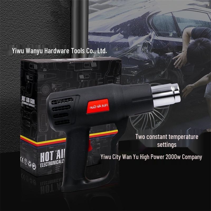 

EU 220V Adjustable Temperature 2000W Heat Gun for Plastic and Car Wraps