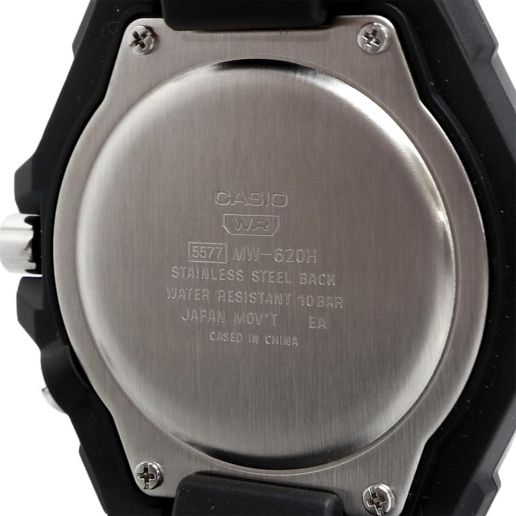 Casio Standard Analog Quartz Watch with LED Light Green Overseas Model [Casio] MW-620H-3AV Men's [Item]