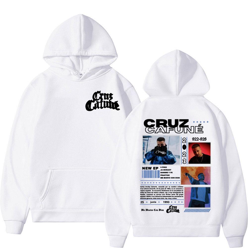 Rapper Cruz 922-928 Tour Merch Graphic Hoodies Men's Clothing Hip Hop Vintage Fashion Sweatshirts Casual Fleece Oversized Hoodie