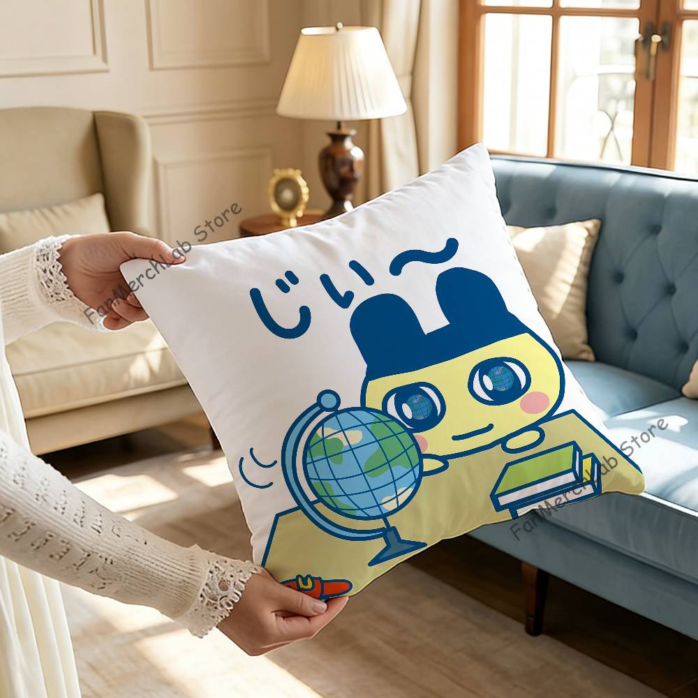 TTamagotchi MMametchi Pillow Case For Sofa Decor Car Office Room Printing Cushion Cover Decorations and Protector