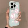 Rosa Schleife Einfache Macaron-Farben Gelee-Handyhülle Für iPhone 17 16 15 14 13 12 Pro Max 11 16 7 8 Plus 16E 17E Air X XS XR Hülle
