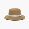 Damen Tweed Farbmix Strick Sommerhut