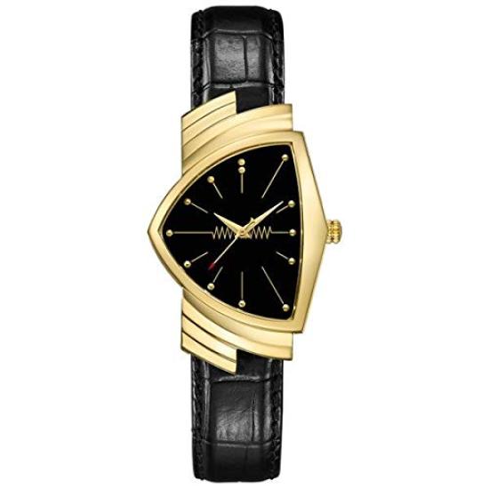 

Hamilton HAMILTON Ventura gold leather black H24301731 [item]