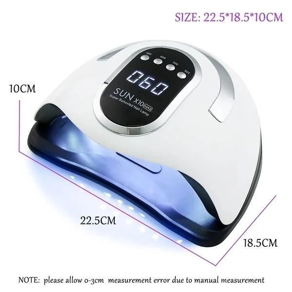 SUN X10 Max 280W LED Lamp Nail Dryer 66LEDs UV Ice Lamp For Drying Gel Polish Timer Auto Sensor Manicure Tools