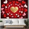 2D Romantic Love Heart Photography Background