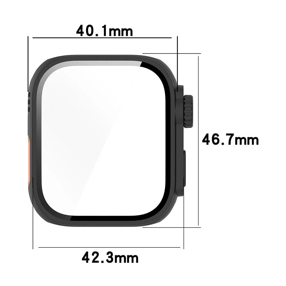 PC Case+Glass For Huawei Watch Fit 3 Smartwatch Change to Ultra Screen Protector For Huawei Fit 3 Upgrade to Ultra2 Accessories