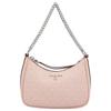 Shoulder Bag Jet Set Charm Retro All-over Printed Presbyopia Chain Strap Zipper Closure Coated Canvas Hand Small Women's Rose Pink