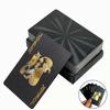 Children Color Black Gold Playing Card Game Card Group Waterproof Educational Toys Poker Suit Magic Dmagic Package Board Game Gift Collection