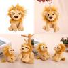 Plush Lion Keychain Toy With Short Plush Material For Girls And Gift Ideas