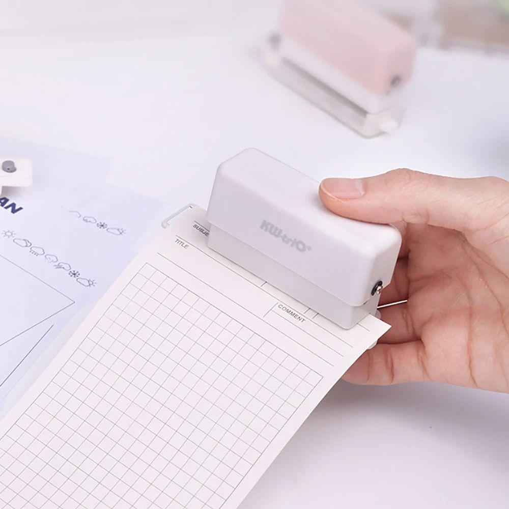 Loose Leaf Bind Hole Puncher 6-hole Round Hole Puncher Craft Scrapbook Paper Puncher  Student