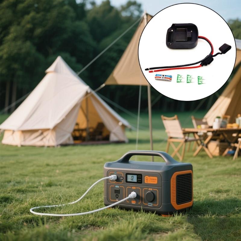 MultiPurpose 18V 21V Battery Converter Battery Adapter Fuse Protections Stable Voltages Output for 18V/21V Battery BL183