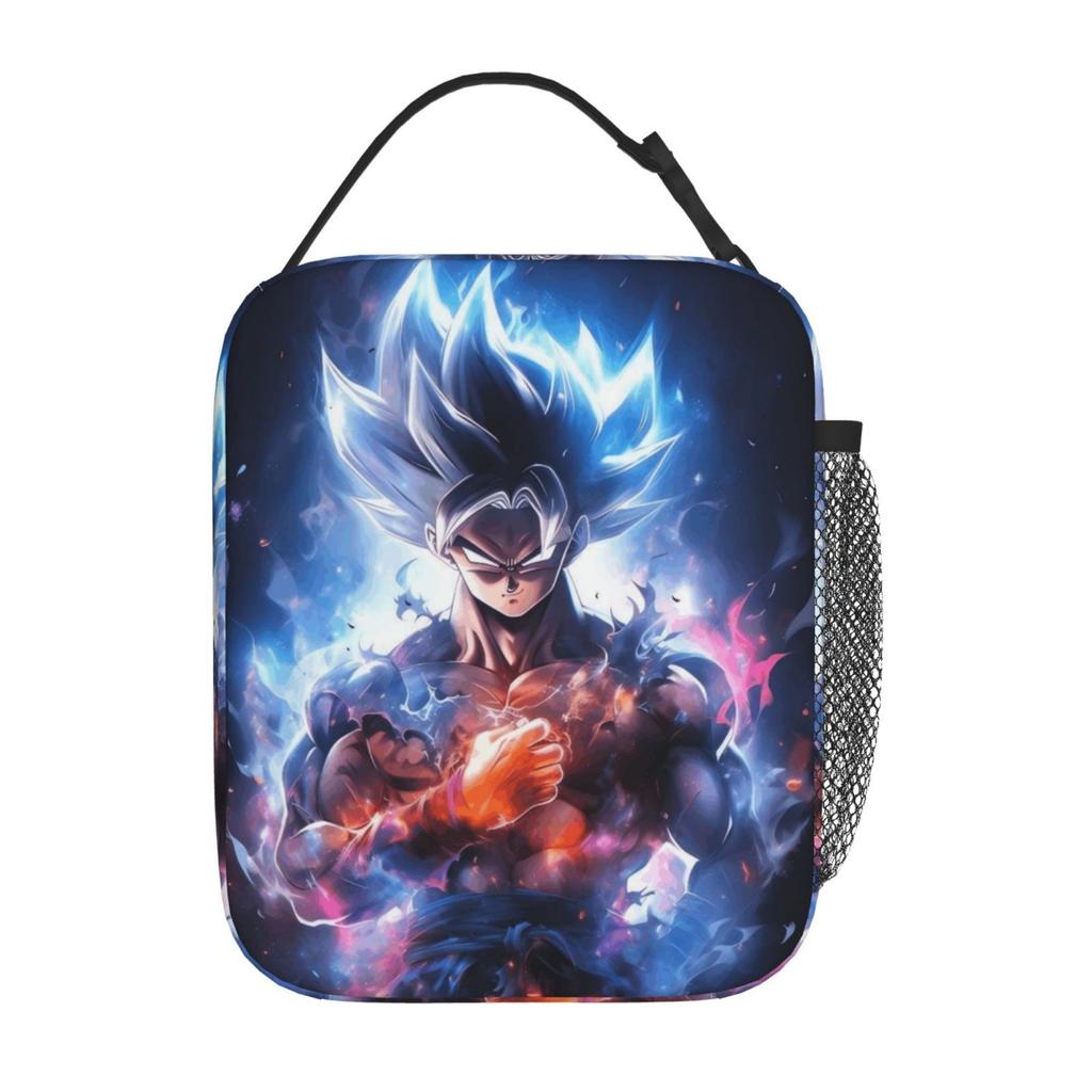 Bolsa de Almuerzo de Dibujos Animados, Bolsa de Picnic con Estampado Completo Para Estudiantes de Primaria y Secundaria, Bolsa Térmica Resistente al Desgaste de Gran Capacidad