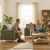 2 Seater Sofa, 140 cm Loveseat Sofa with Spring Cushions, Metal Legs, 2 Pillows, Dark Green