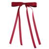 10PCS Soft Polyester Hair Barrettes Double Ribbon Bows Design Nonslip Duckbills Clip For Daily Use And Sports