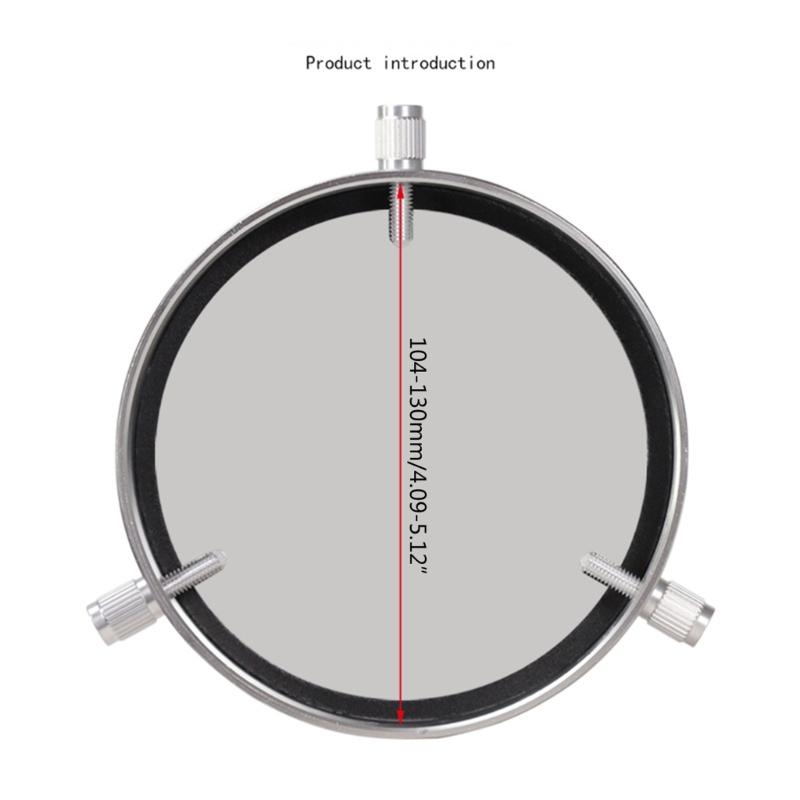 PET Coated Aluminum Film Solar Filter for 104-130mm Objective Improved Visibility, Safe Sun Observation