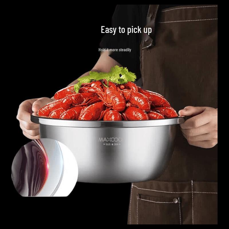 Meichu 304 Stainless Steel Large Mixing Bowl