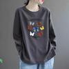 Long-sleeved T-shirt Spring and Autumn New Style Versatile Loose Round Neck Top