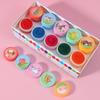 Creative Cartoon Animal Stamp Set for Kids - Fun, Cute Plastic Stamps for Kindergarten Gifts