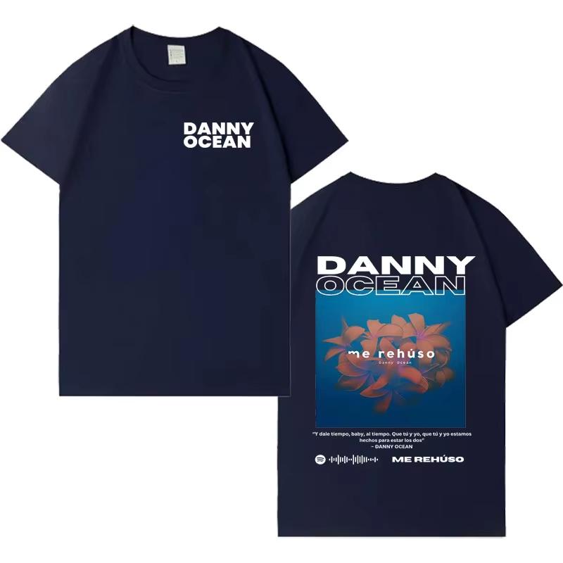 Rapper Danny Ocean Popluar 2026 Spring summer Print Tshirt Mens Fashion Casual T Shrits Aesthetic Crewneck Short Sleeve Tees