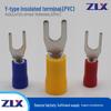 Fork-Shaped Insulated Terminals with PVC: HSV5.5-5, HSV5.5-6S, HSV5.5-6L, HSV5.5-8