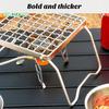 Gas Stove Stand High Stability Heat-Resistant Rustproof Portable Folding Picnic BBQ Grill Grate Camping Supplies