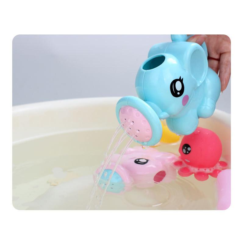 Childrens Elephant Shower Toy With Water Spray For Bath Time Fun And Sensory Development