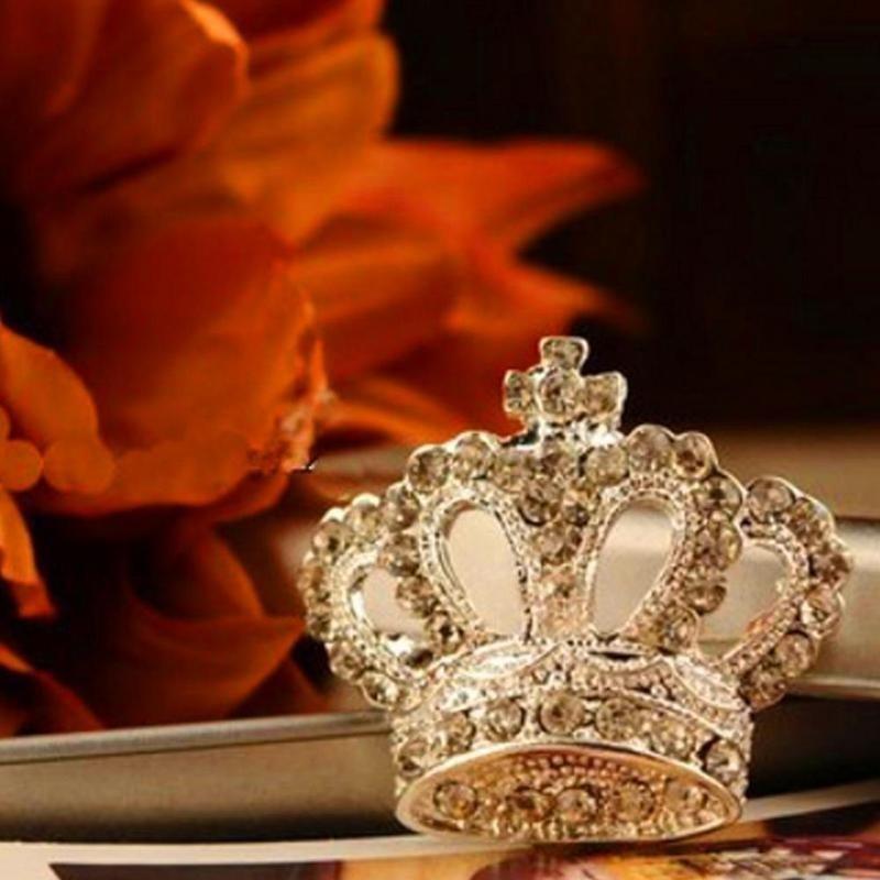 Fashion Elegance Women Crown Shape Princess Brooch Dress Pin