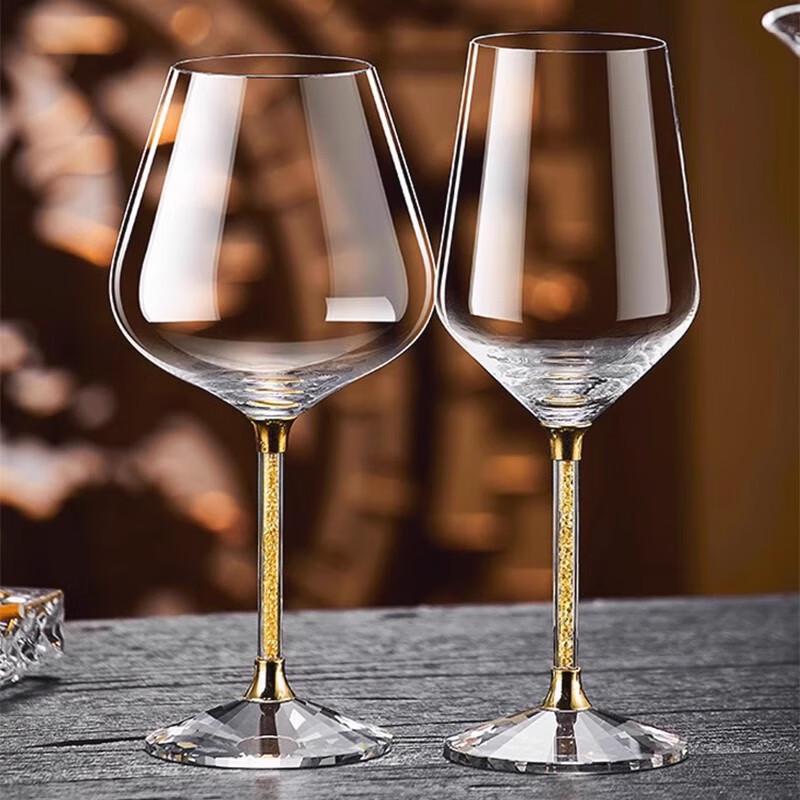 Shangqi Gold Diamant 7-teiliges Rotwein-Set mit Ständer
