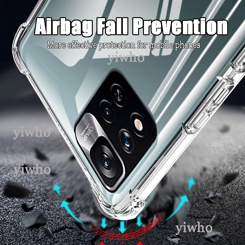 Luxuriöse transparente weiche Silikonhülle für Xiaomi Redmi Note 11 Pro Plus 5G Stoßfest Transparent Note11 Pro+ Pro + Max Hüllen Abdeckungen