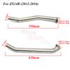 For Kawasaki ZX14-R ZX-14R ZX14R ZX14 2006-2011 2012-2016 Motorcycle Exhaust System Slip-On Middle Link Pipe Racing Bike Elbow