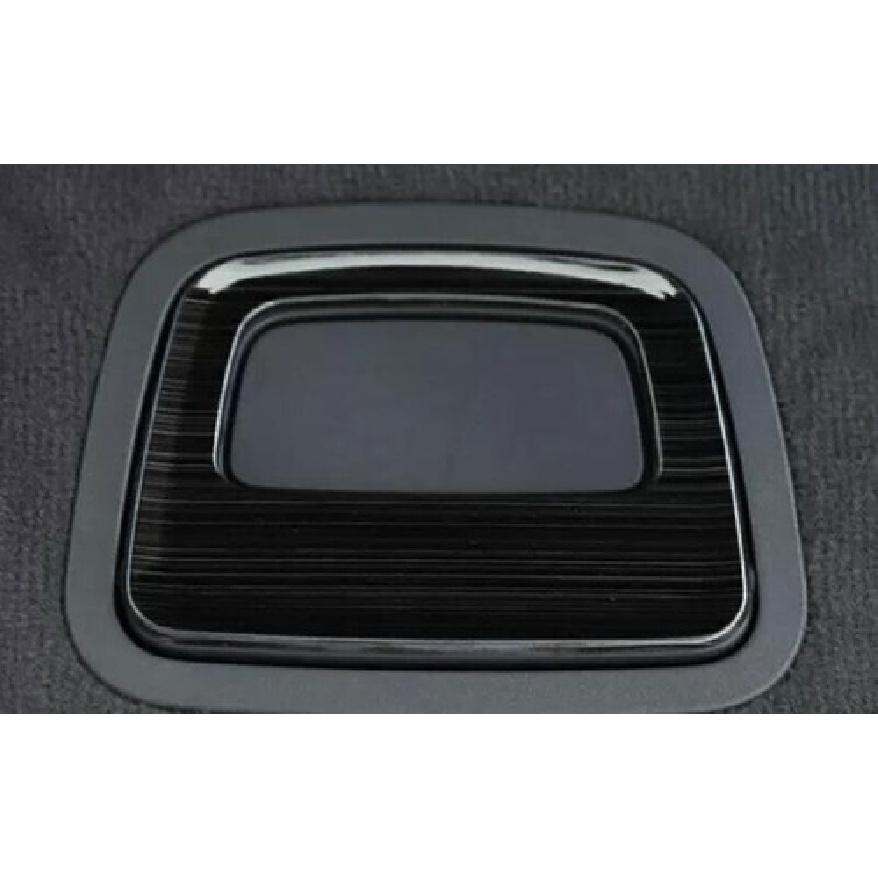 Rear Tail Box Board Handle Frame Trim Fit For Benz GLE Titanium Black -