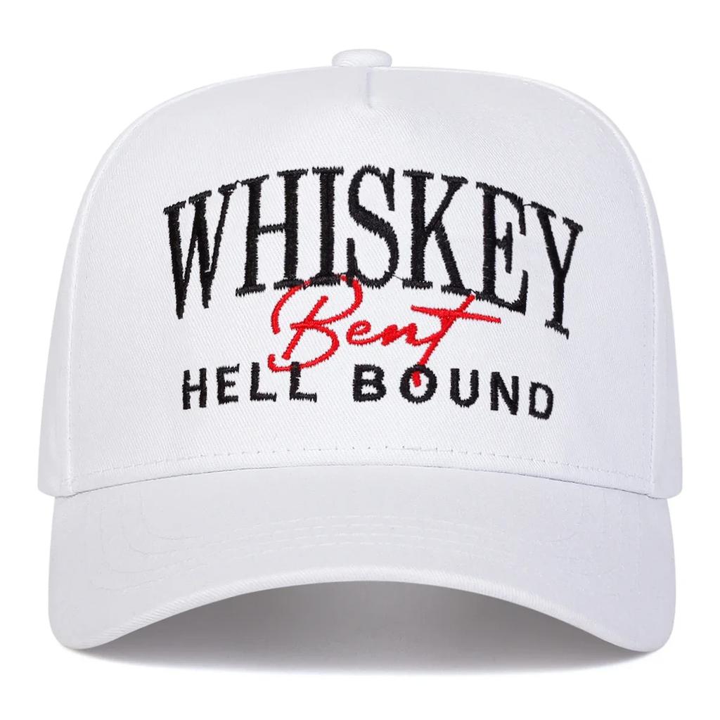 Unisex WHISKEY Letter Embroidery Baseball Caps Spring Autumn Outdoor Adjustable Casual Hats Sunscreen Hat Sports Cap